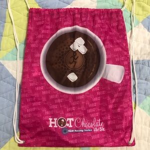 NWOT,HOT CHOCOLATE Drawstring backpack, Nylon.